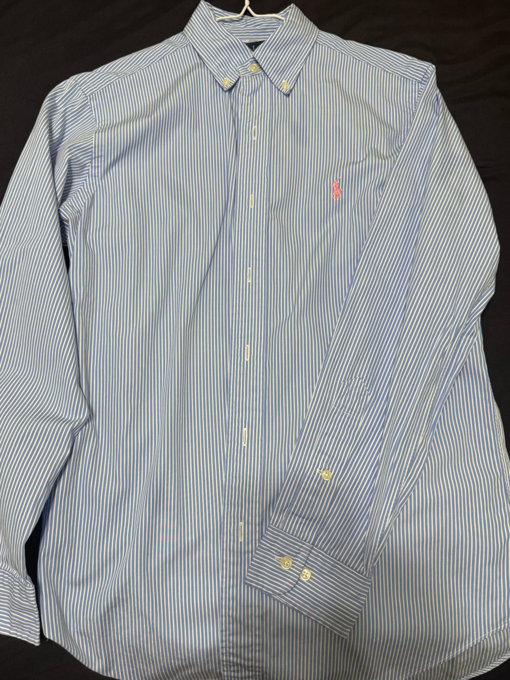 Polo by Ralph Lauren Light Blue & White Pinstripe Button-Down Shirt